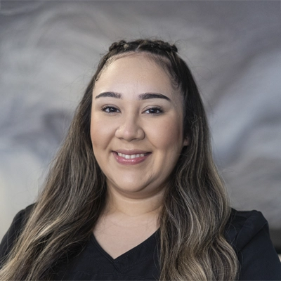 A headshot of Cristal, the Optometric Technician Team Leader at Freedom Eye Care.