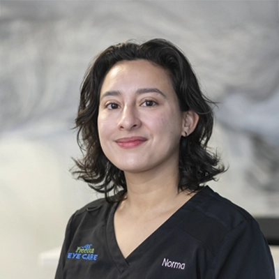 A headshot of Norma, an Optician and Optometric TechnicianTechnician at Freedom Eye Care.